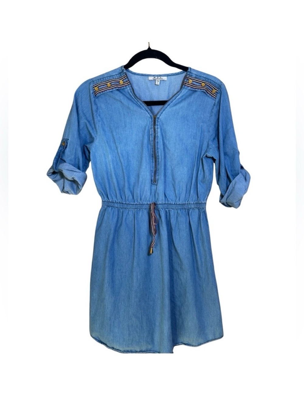 MPH Collection Blue Jean Dress - Picture 7 of 7